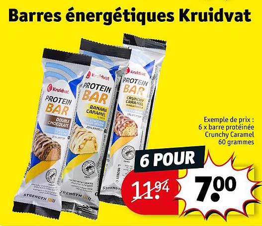barres énergétiques kruidvat