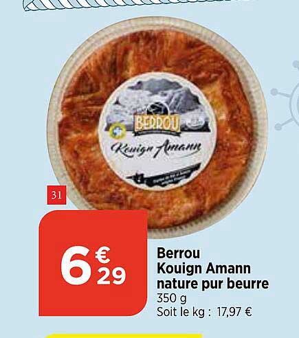 berrou kouign amann nature pur beurre