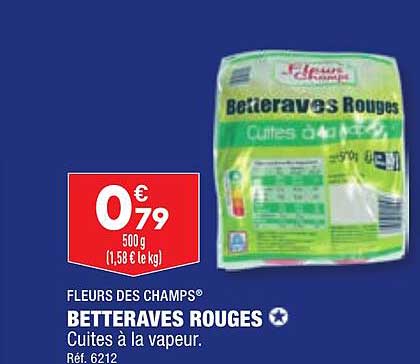 betteraves rouges fleurs des champs
