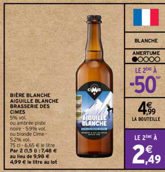 bière blanche aiguille blanche brasserie des cimes