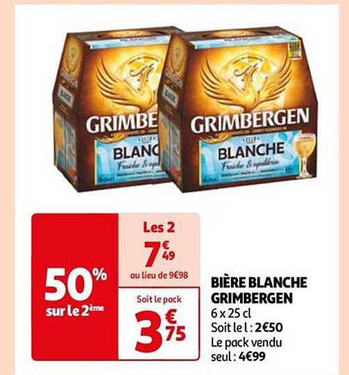 Bière Blanche Grimbergen