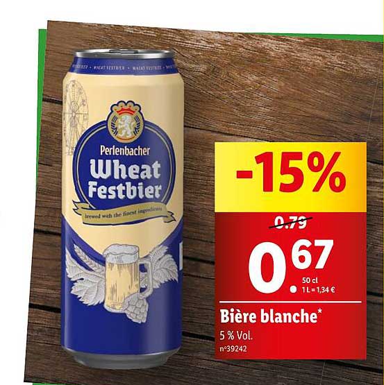 Bière Blanche Perlenbacher