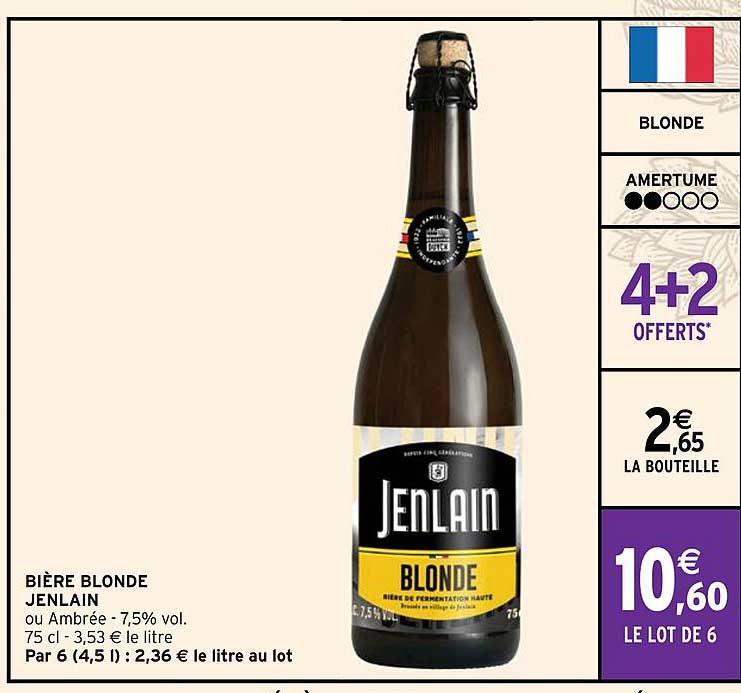 Bière Blonde Jenlain