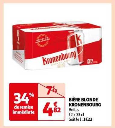 Bière Blonde Kronenbourg