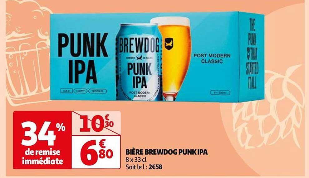 bière brewdog punk ipa