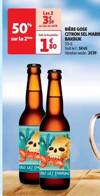 bière gose citron sel marin bakbuk