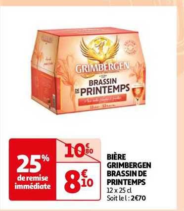 bière grimbergen brassin de printemps