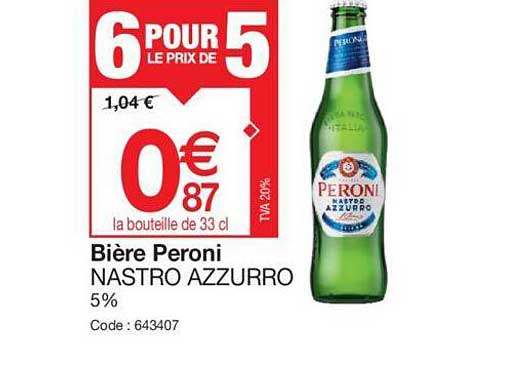 bière peroni nastro azzurro