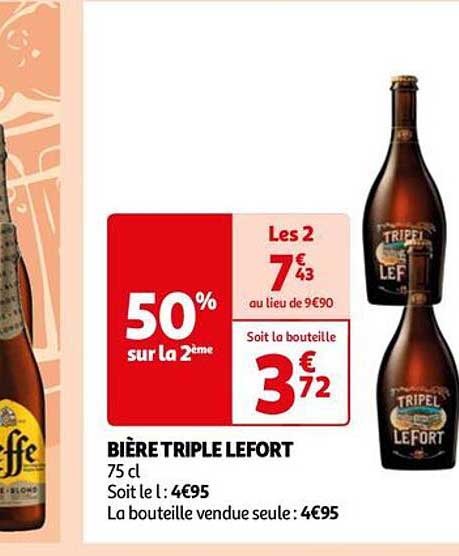 Bière Triple Lefort