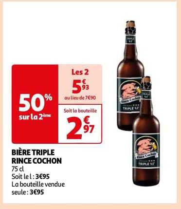 bière triple rince cochon