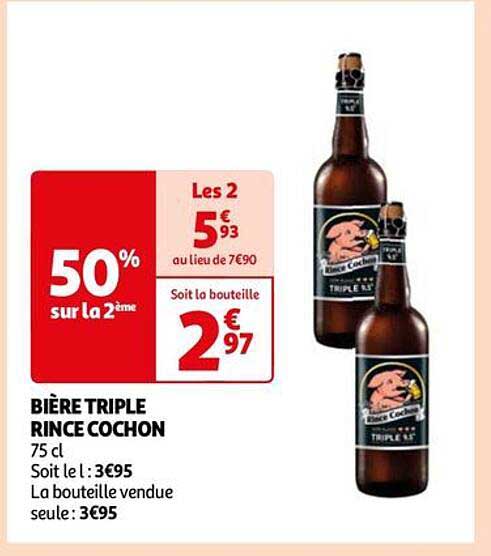 bière triple rince cochon