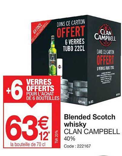 blended scotch whisky clan campbell