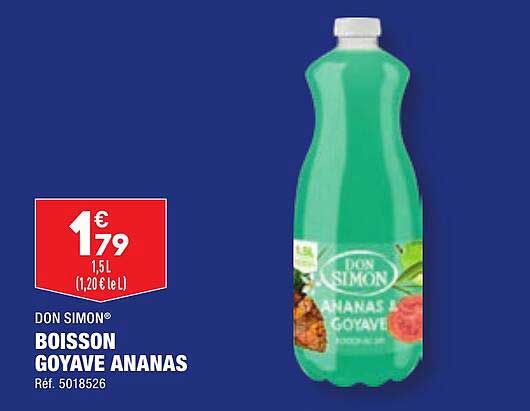 boisson goyave ananas don simon