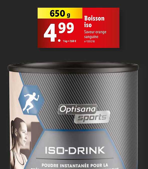 boisson iso optisana sports
