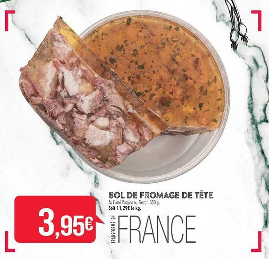 Bol De Fromage De Tête