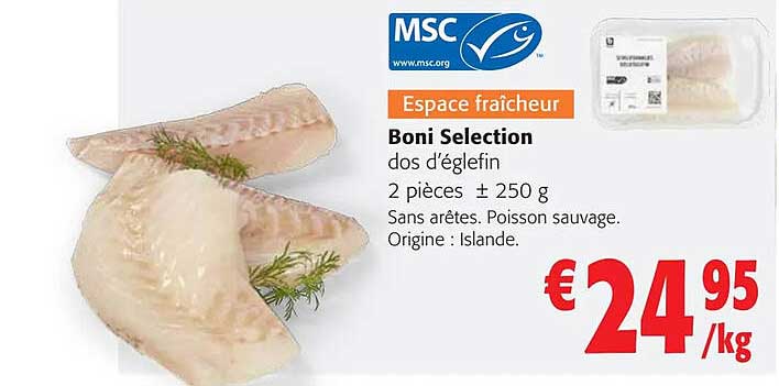 Boni Selection Dos D'églefin