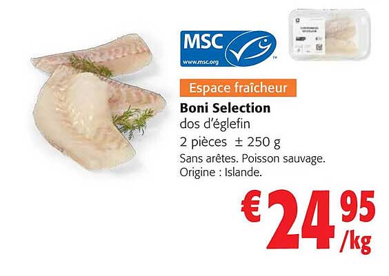 Boni Selection Dos D'églefin