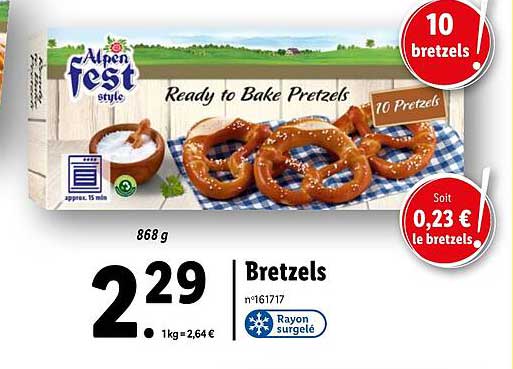 bretzels alpen fest style