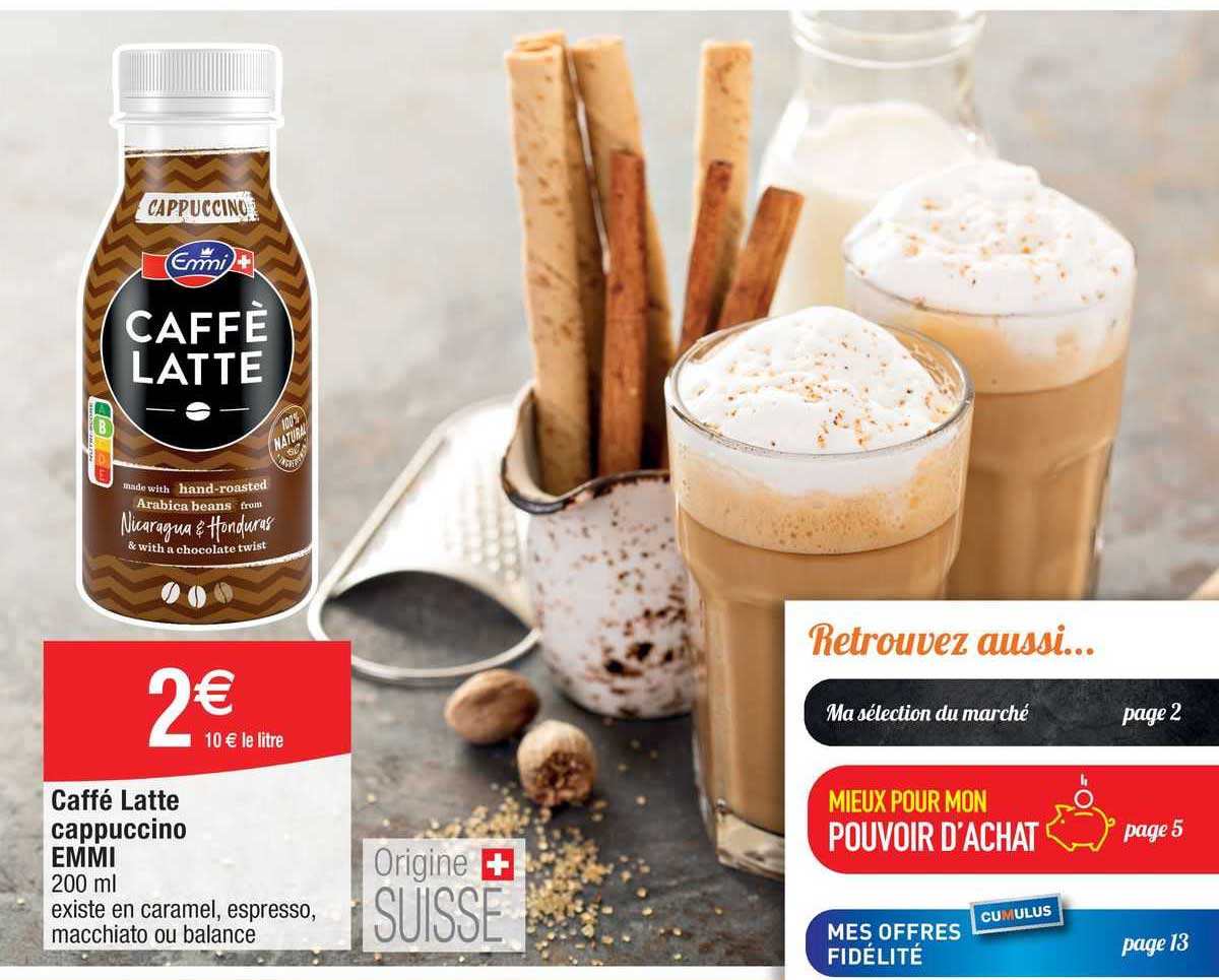 caffé latte cappuccino emmi