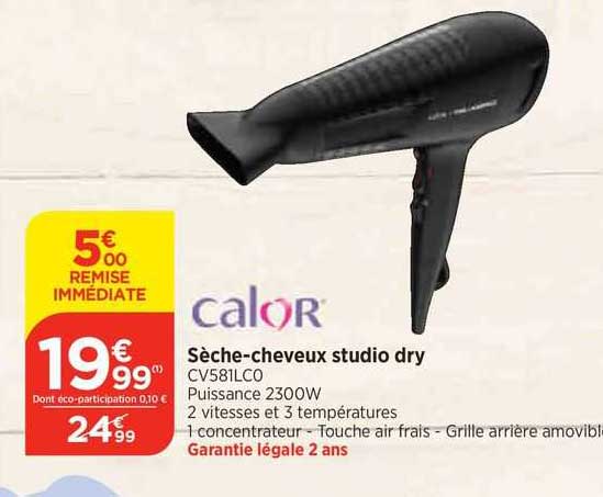 calor sèche-cheveux studio dry