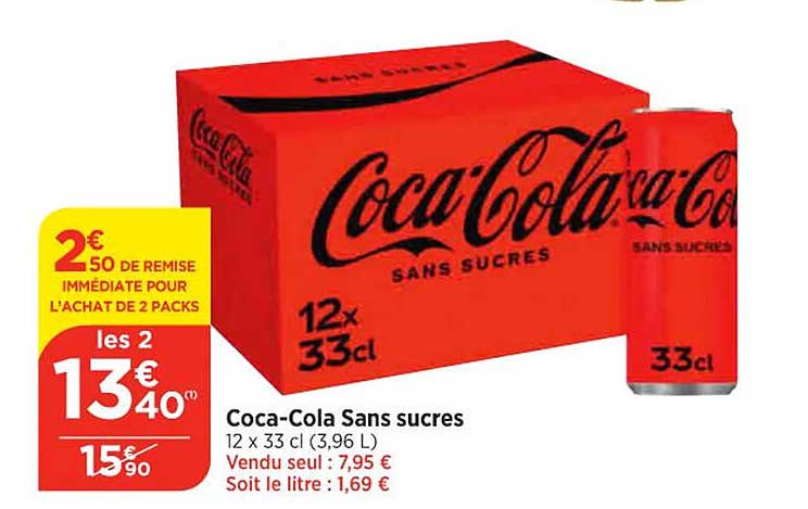 coca-cola sans sucres
