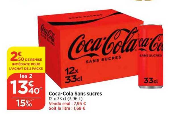 coca-cola sans sucres