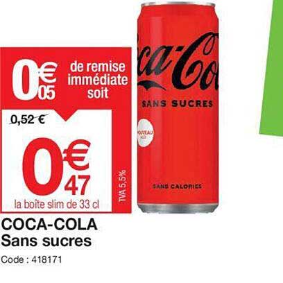 coca-cola sans sucres