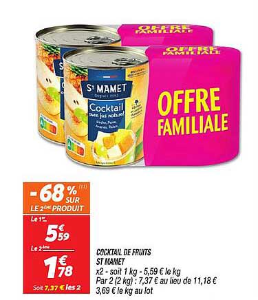Cocktail De Fruits St Mamet