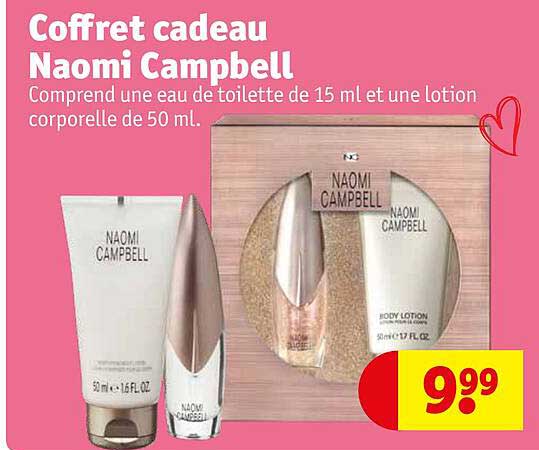 coffret cadeau naomi campbell