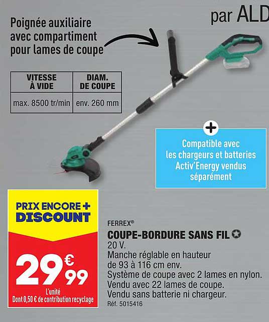 coupe-bordure sans fil ferrex