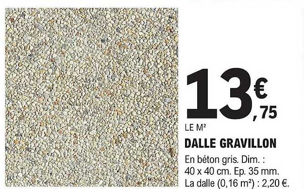 dalle gravillon