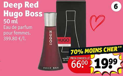 deep red hugo boss