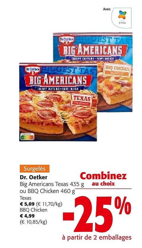 dr. oetker big americans texas ou bbq chicken
