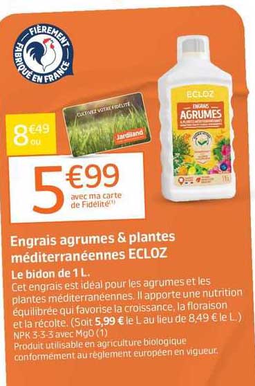 engrais agrumes & plantes méditerranéennes ecloz