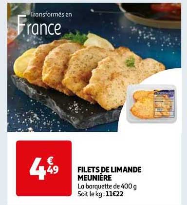 Filets De Limande Meunière