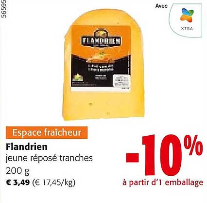 flandrien jeune reposé tranches