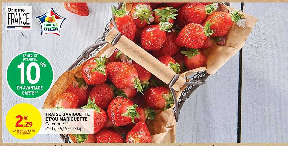 fraise gariguette et/ou mariguette