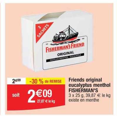 friends original eucalyptus menthol fisherman's
