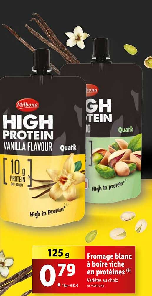 fromage blanc à boire riche en protéines