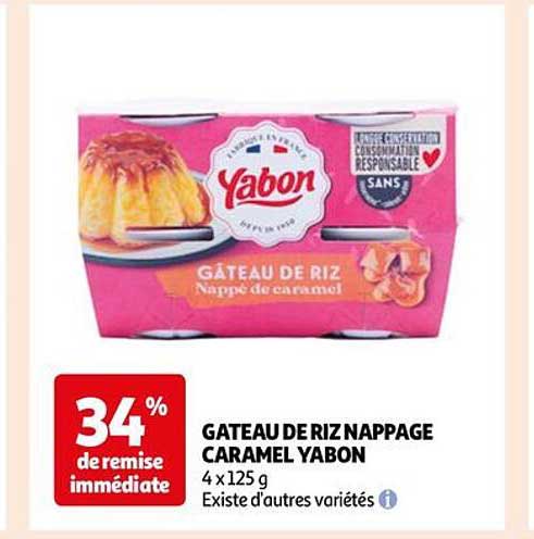 gateau de riz nappage caramel yabon