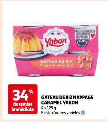 gateau de riz nappage caramel yabon