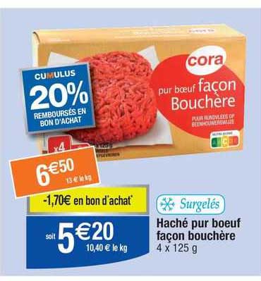 haché pur bœuf façon bouchère