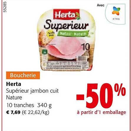 Herta Supérieur Jambon Cuit