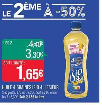 huile 4 graines isio 4 lesieur