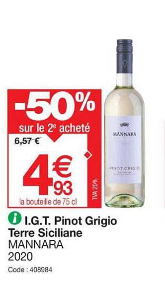 i.g.t. pinot grigio terre siciline mannara