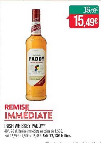 Irish Whiskey Paddy