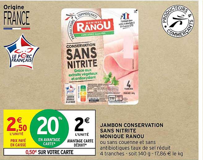 jambon conservation sans nitrite monique ranou