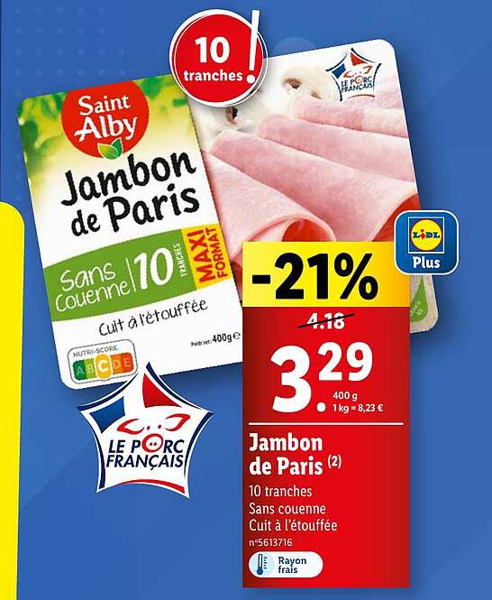 jambon de paris saint alby
