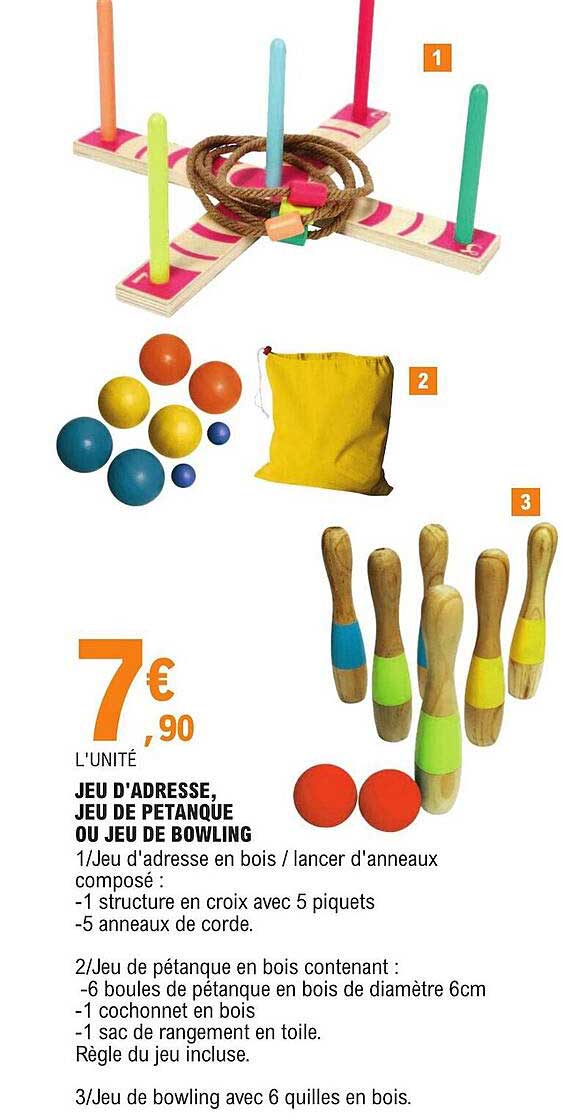 Jeu D'adresse, Jeu De Pétanque Ou Jeu De Bowling