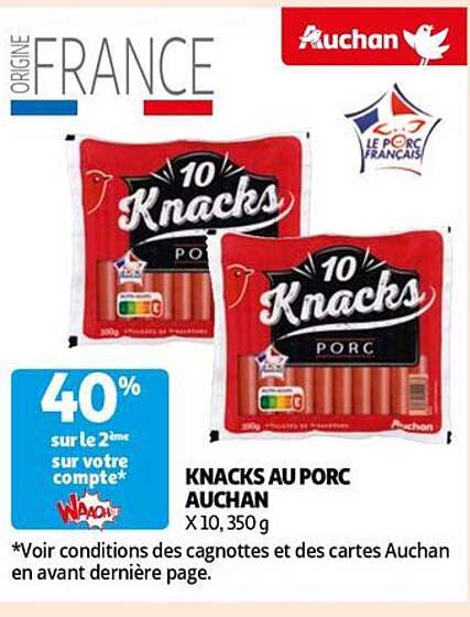 Knacks Au Porc Auchan